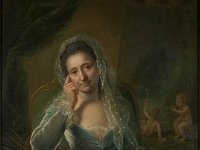 GG 725  GG 725, Rosina de Gasc, geborene von Lisiewska (1713-1783), Selbstbildnis, 1767, Leinwand, 107 x 84 cm : Aufnahmedatum: 2008, Portrait